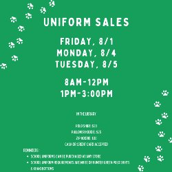 Uniform Sale